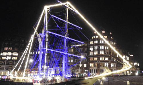Bounty Schip Wintermaanden LED Sfeerverlichting Bounty Schip Wintermaanden LED Sfeerverlichting