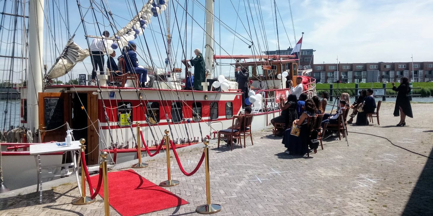 Corona-proof-trouwen-zeilschip-bounty Corona proof trouwen op zeilschip bounty